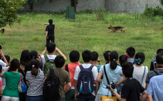 Police open day in Wuhan