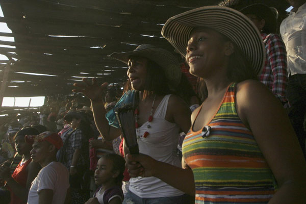 Traditional bullfight in Colombia