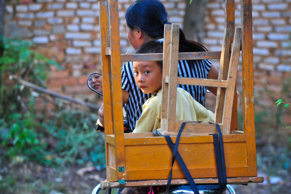 A desk for every student in C China