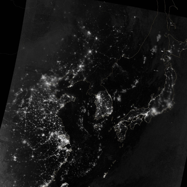 NASA releases earth images at night