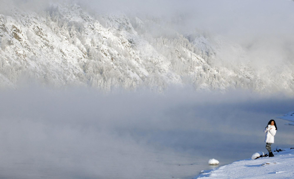 Cold hits Siberian city