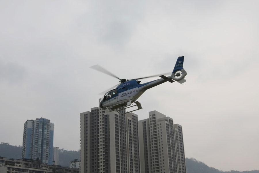 China expands use of civilian helicopters