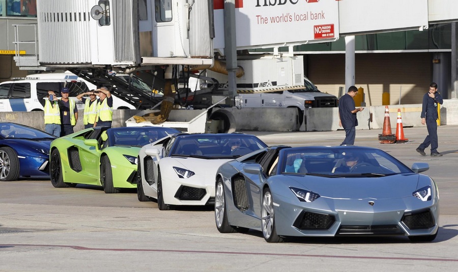 Lamborghini's 50th anniversary marked in Miami