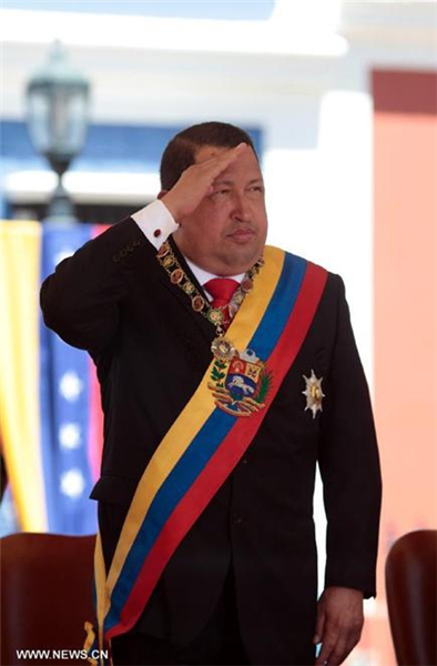 File photos: Venezuelan President Hugo Chavez