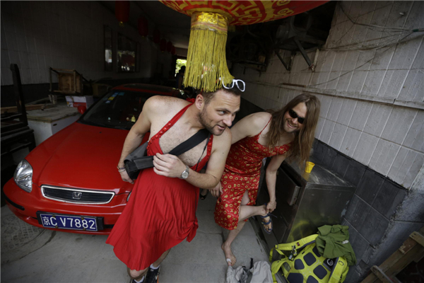 Red Dress Run charity event held on Mother's Day