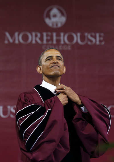 Obama delivers Morehouse commencement