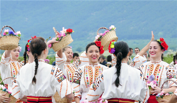 Rose Festival held in Kazanlak, Bulgaria