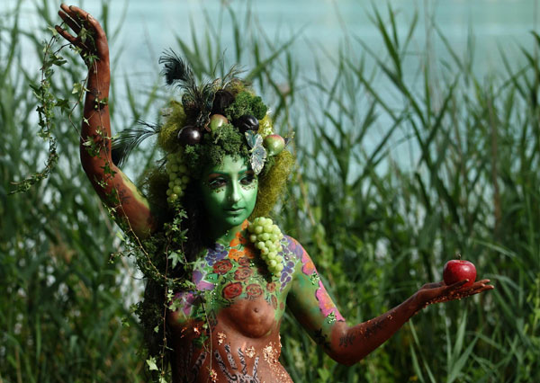 World bodypainting festival in Poertschach