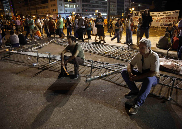 Anti-austerity protest in Athens