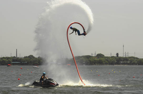 Water stunts in C China