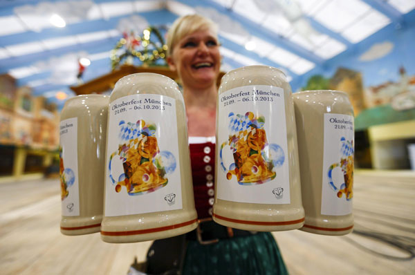 Oktoberfest beer mugs unveiled