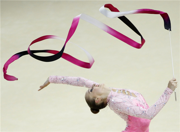 Gymnasts find their rhythm