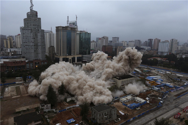 Old landmark building in Kunming demolished