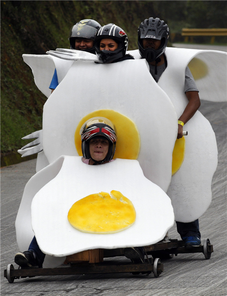 Roller Cart Festival in Colombia