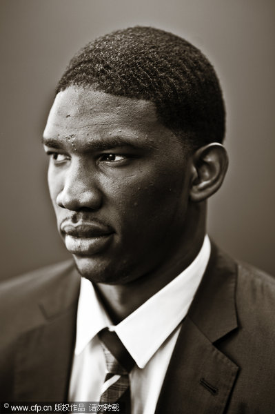 NBA Draft prospects take portraits