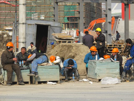 A close-up look at World Expo workers