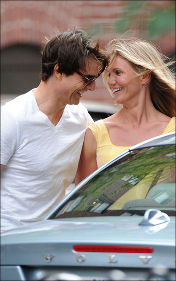 Tom Cruise and Cameron Diaz filming 'Wichita' in Boston