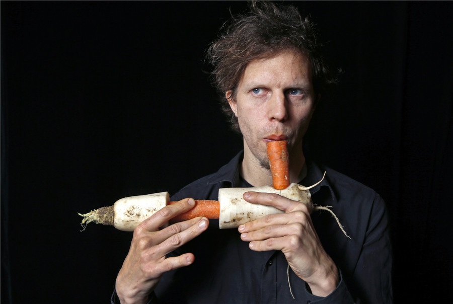 Vienna orchestra makes music with vegetables