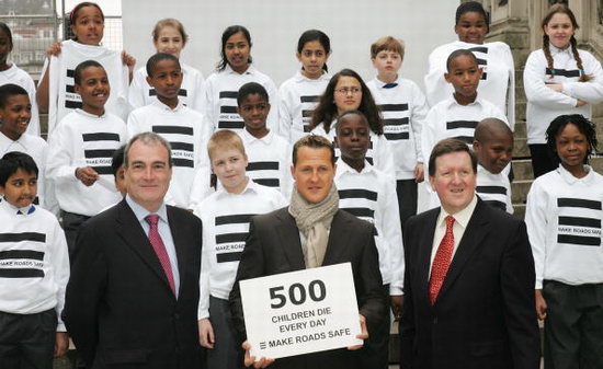 Schumacher promotes Road Safety Week