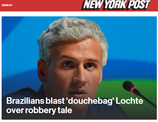 Column: What would 'Lyin' Ryan' Lochte do? Run away