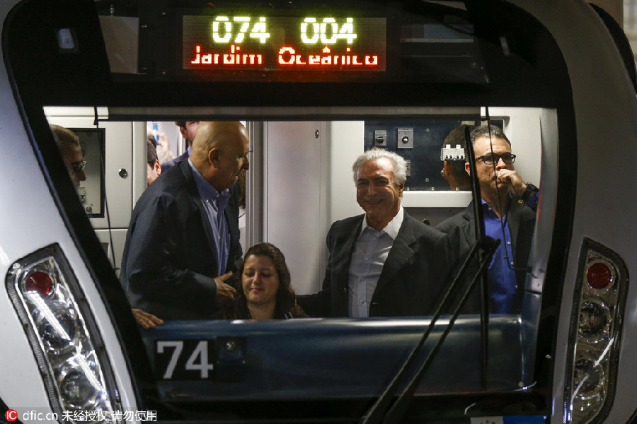 Rio Olympics' special subway starts running