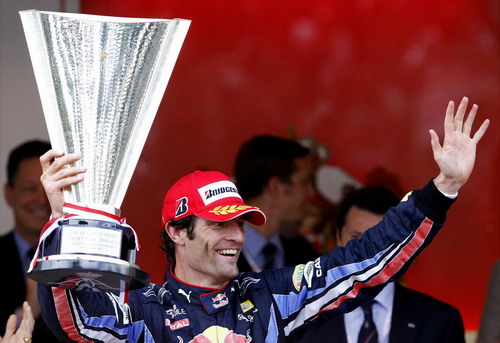 Webber wins Monaco F1 Grand Prix