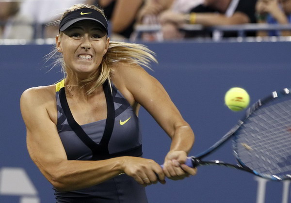 Sharapova shifts up a gear to reach third round