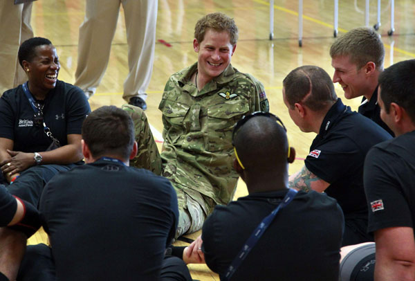 Prince Harry, injured US officer launch Warrior Games