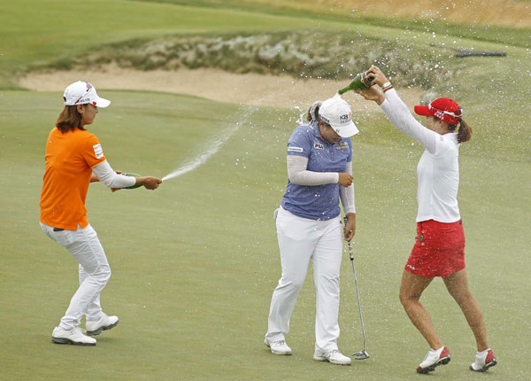 South Korean Park wins third consecutive major