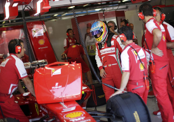 Practice session of the Italian F1 Grand Prix