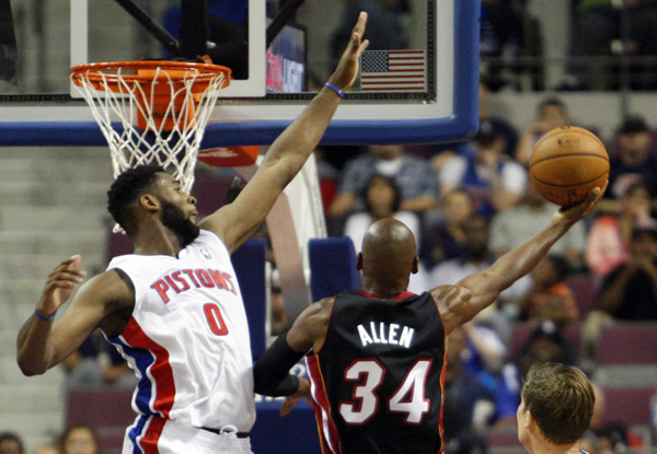 Heat beat Pistons 112-107 in preseason