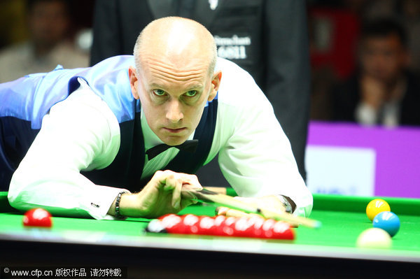 Int'l Championship: Ding grinds out Ebdon, Liang exits