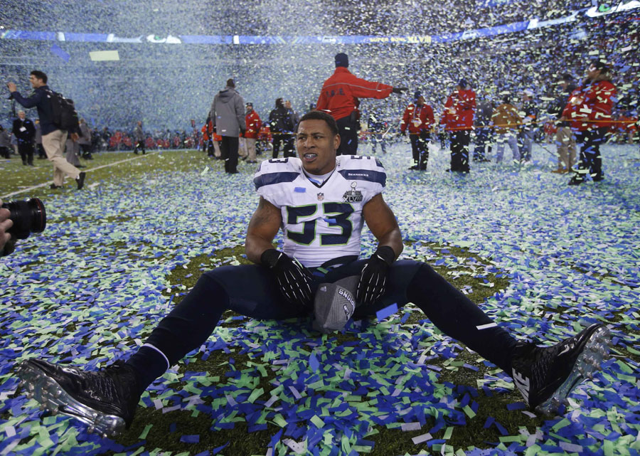 Seahawks beat Broncos in Super Bowl, Smith MVP