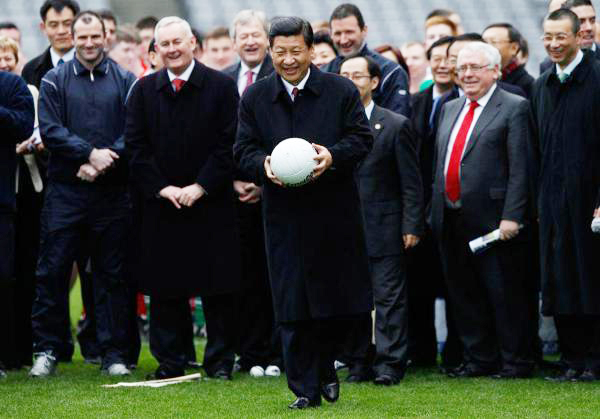 President Xi on the ball when it comes to sport