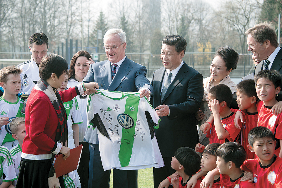 President Xi on the ball when it comes to sport