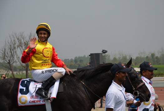 British jockey Royston Ffrench wins Chengdu Dubai Intl Cup