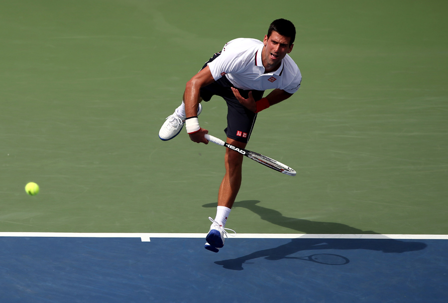 US Open day 8: Djokovic tops Kohlschreiber into quarters