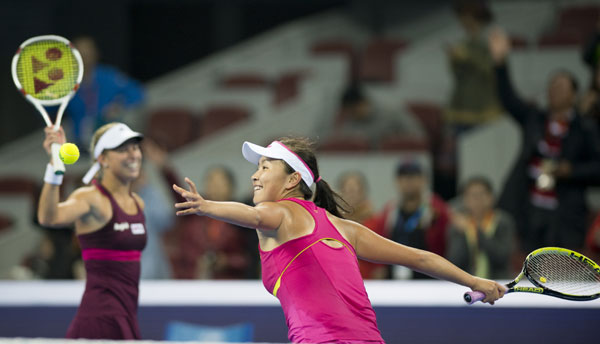 Andrea Hlavackova, Peng Shuai claim title of doubles final at China Open