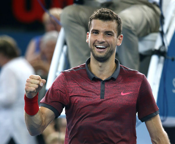 Grigor Dimitrov wins opening match at Australian Open