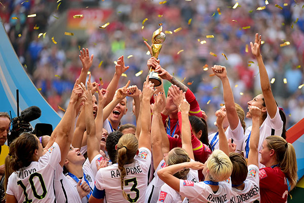 Lloyd hat trick leads US over Japan 5-2 for World Cup title