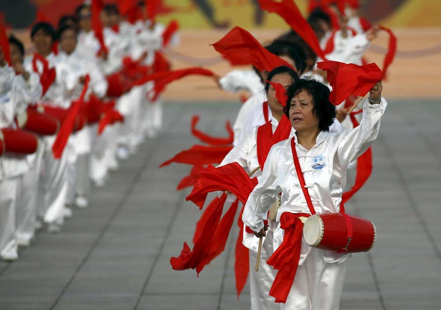 Chinese celebrate Beijing's win