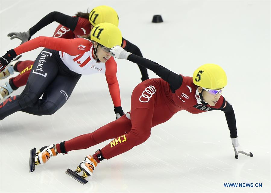 China's Fan wins women's 500m at ISU World Cup Short Track