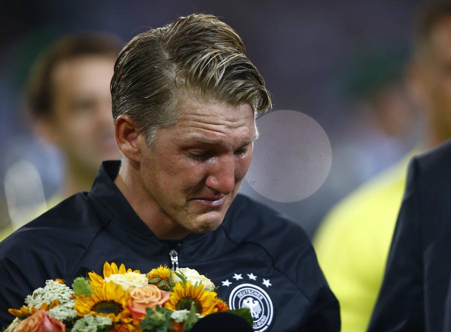 Germany beat Finland 2-0 at Schweinsteiger's farewell game