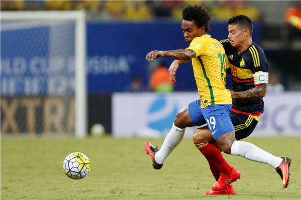 Neymar leads Brazil to victory over Colombia