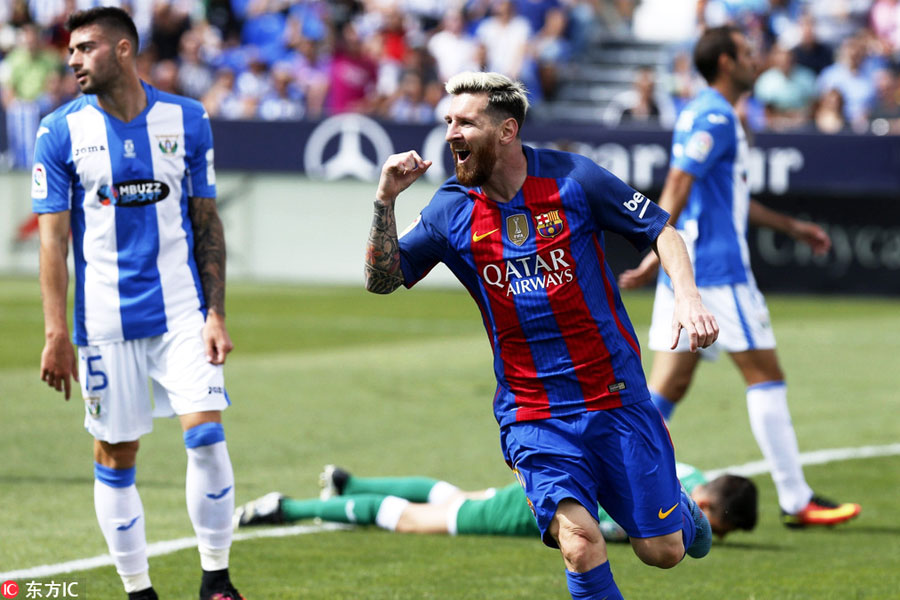 Barca make changes but sweep past Leganes