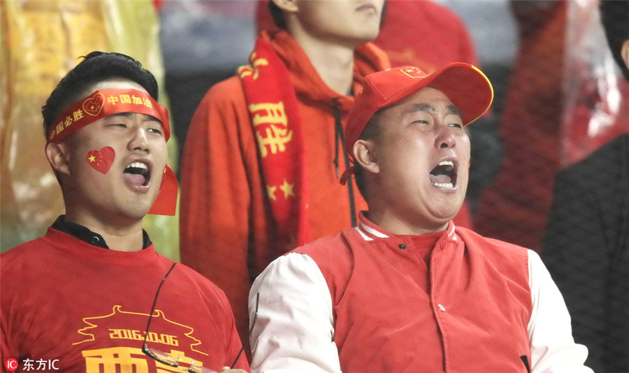 China's World Cup hope slim after defeat to Syria