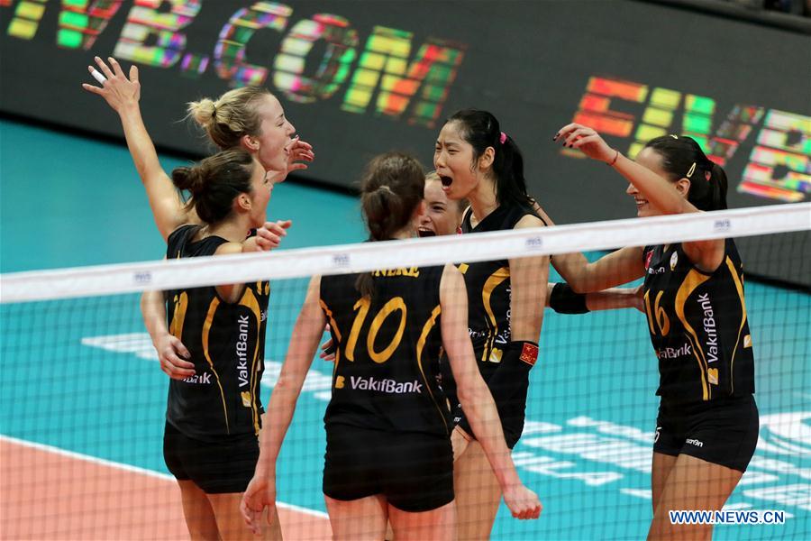 Zhu Ting shines as VakifBank Istanbul beats Hisamitsu Springs Kobe 3-1