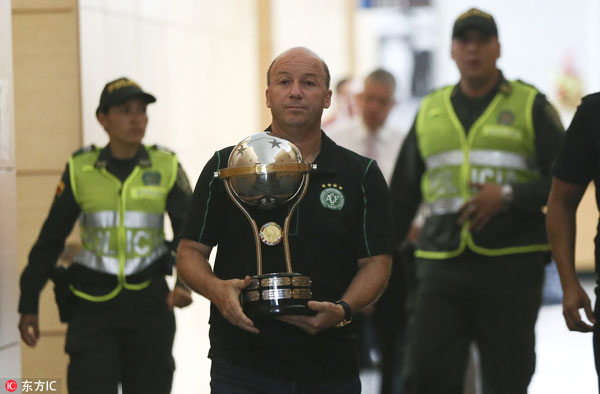 Chapecoense awarded Copa Sudamericana title