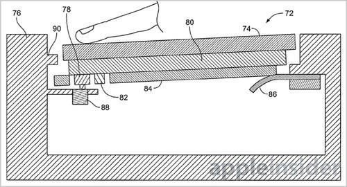 蘋果新專利：MacBook的玻璃觸控面板