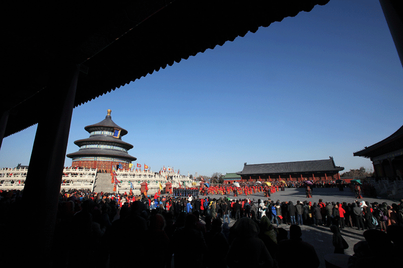 Top 10 landmark attractions in China in 2014